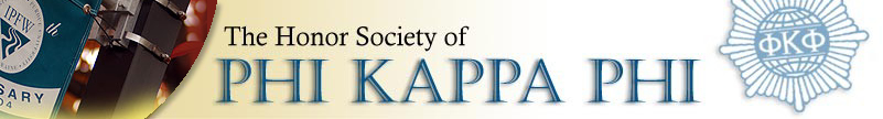 The Honor Society of PHI KAPPA PHI